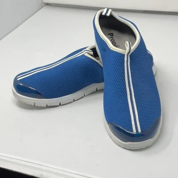 Propet Shoes Nwt Propet Ladies Royal Blue Travel Walker Slip